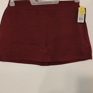 Art Class Burgundy Skort